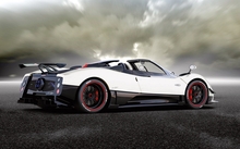 clouds white cars pagani zonda vehicles skyscapes roadster pagani zonda cinque 2560x1469 wallpape Wallpaper
